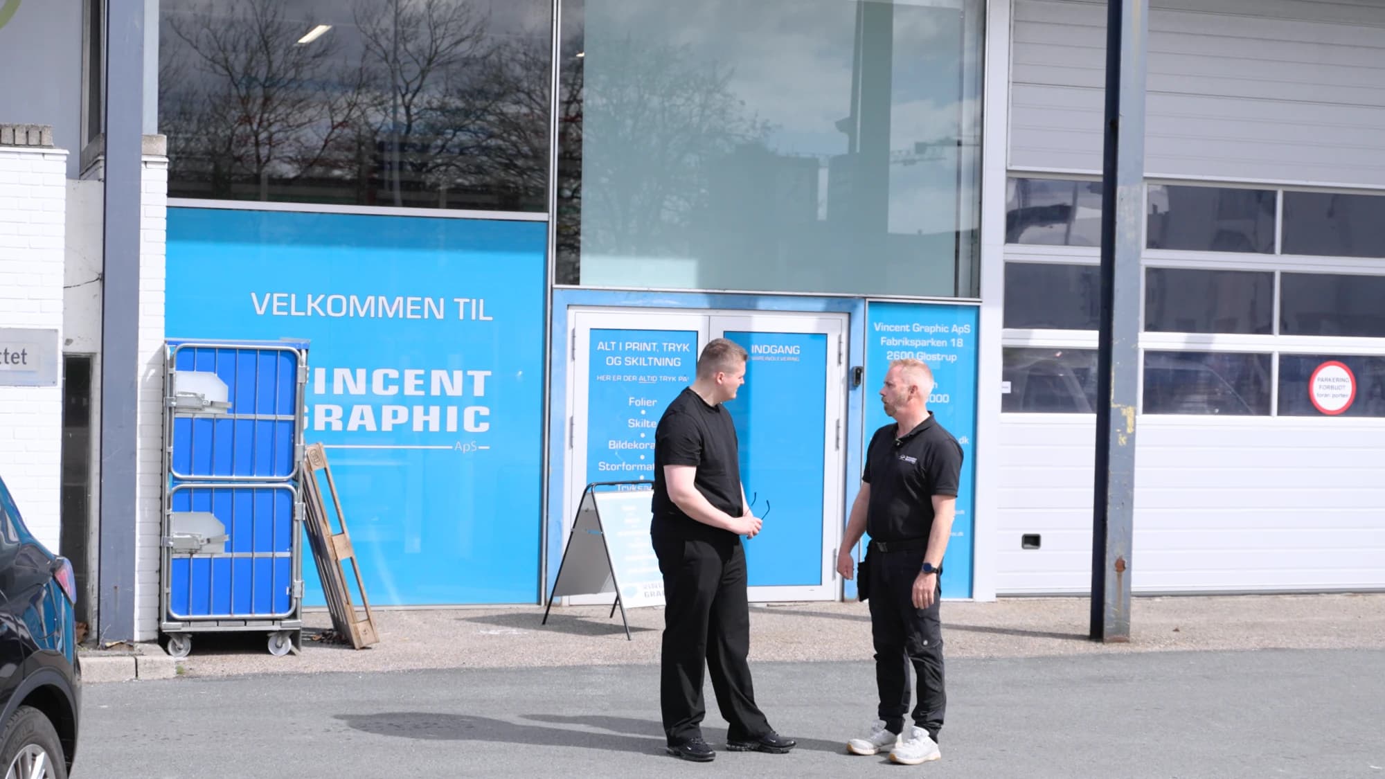 Besøg hos Vincent Graphic i Glostrup